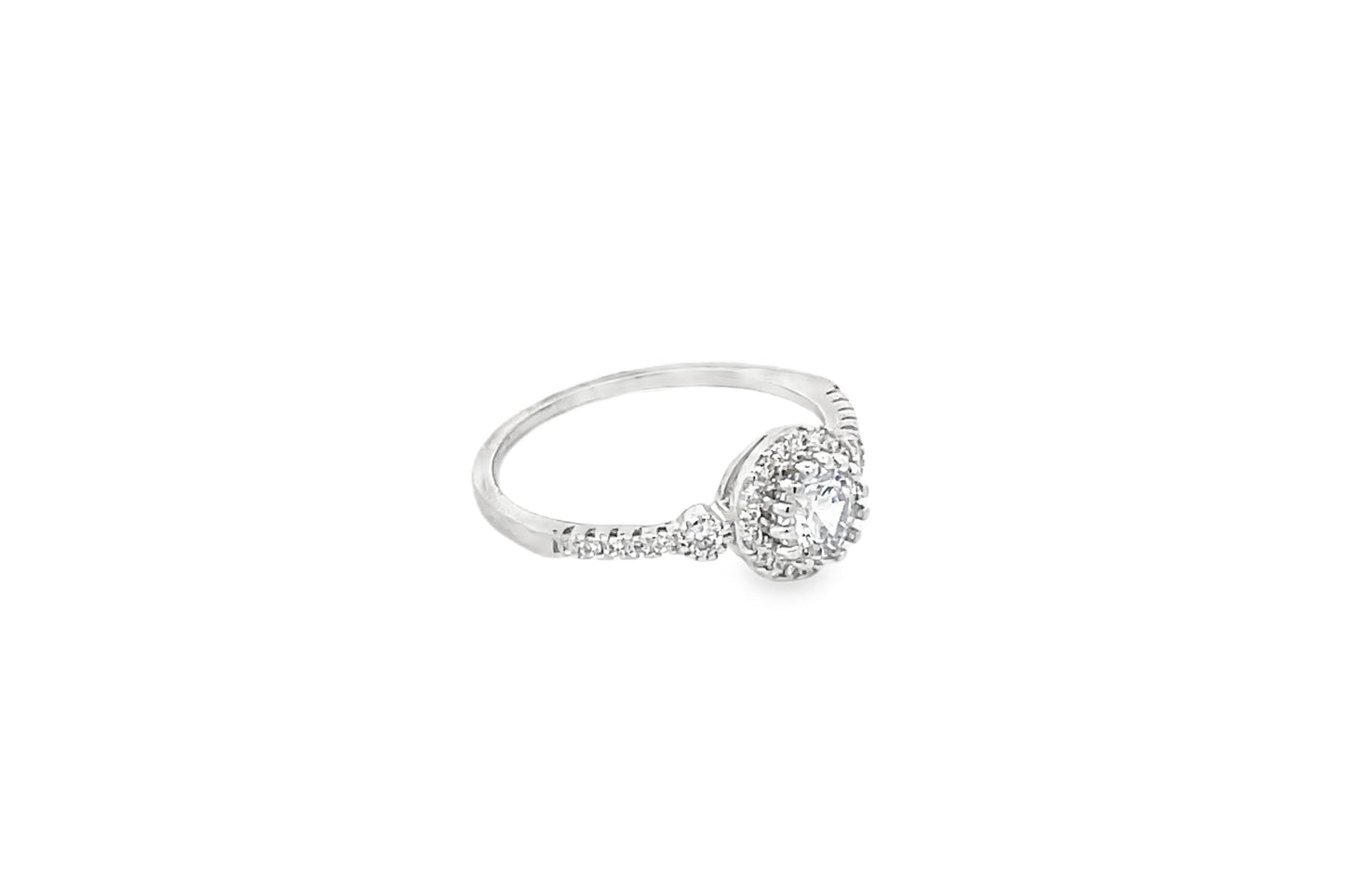 Elegant Halo Ring