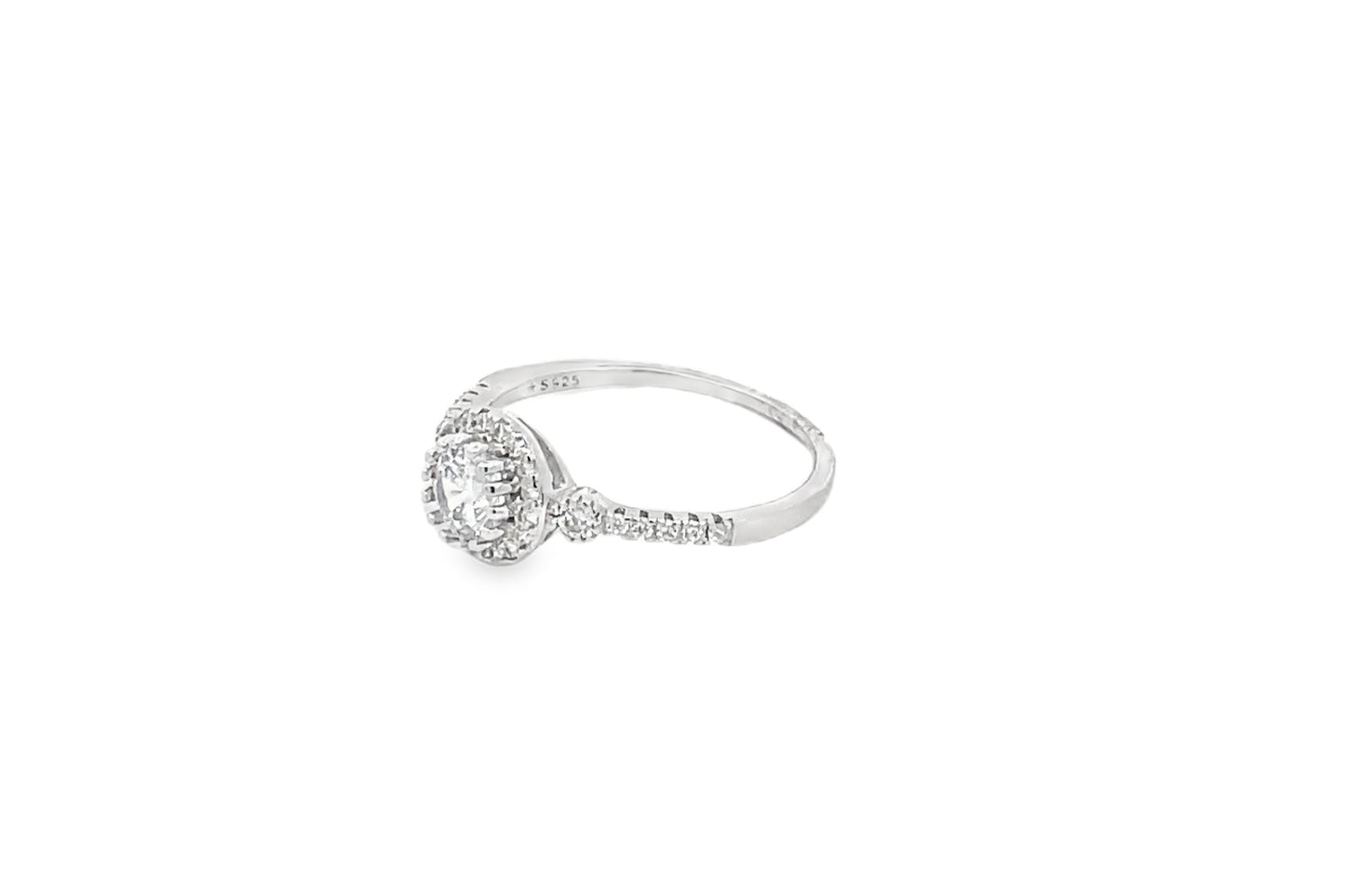 Elegant Halo Ring