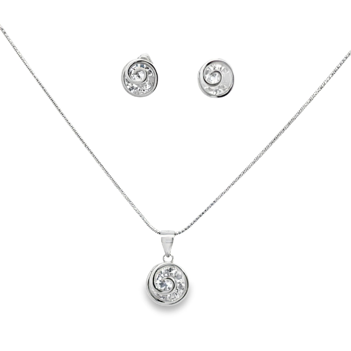 Elegant Silver Jewelry Set