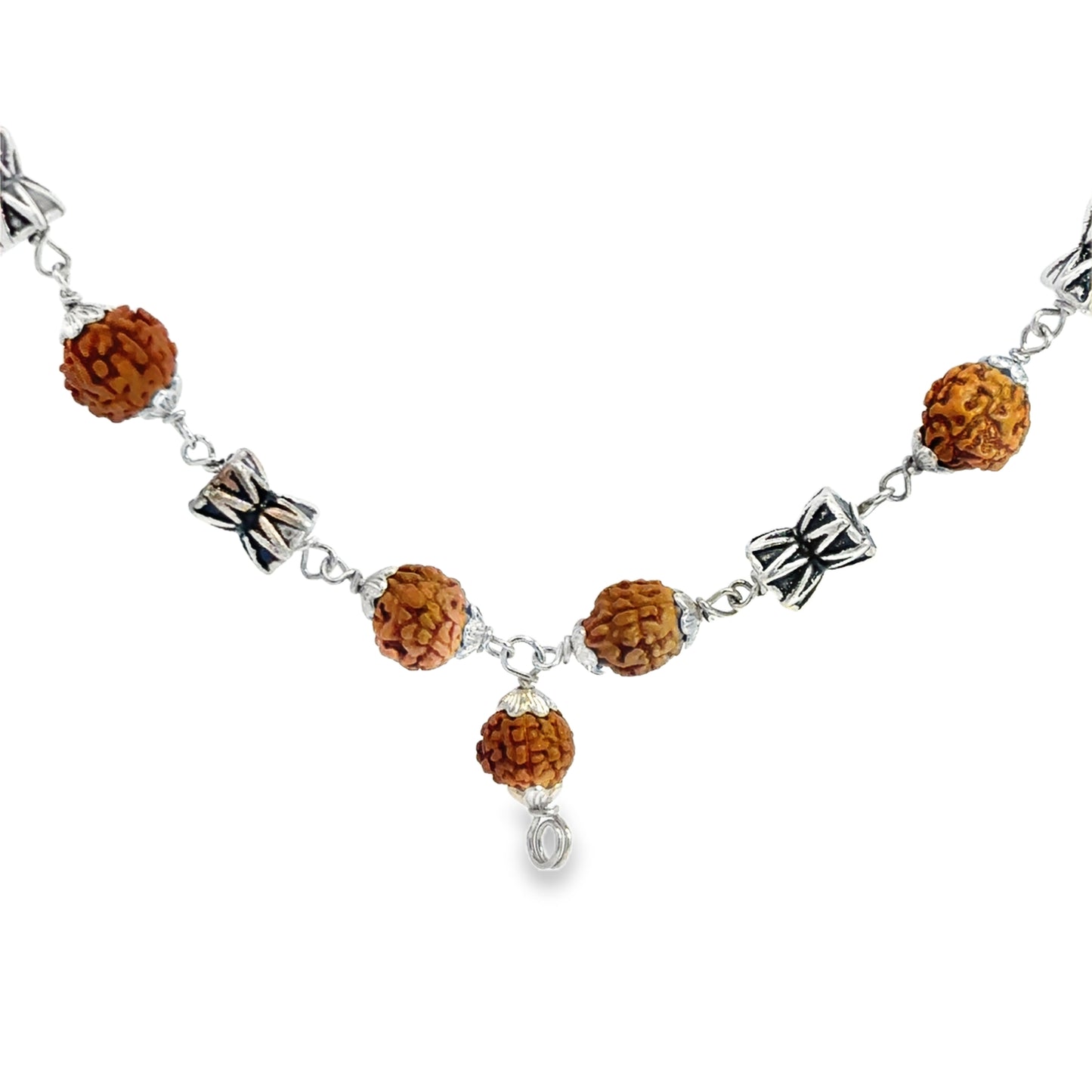 Silver Beaded Necklace