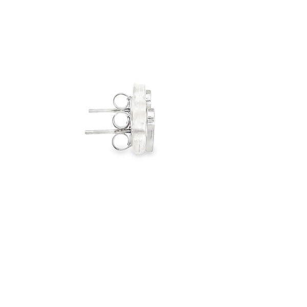 925 Silver Minimal Owl Stud Earrings