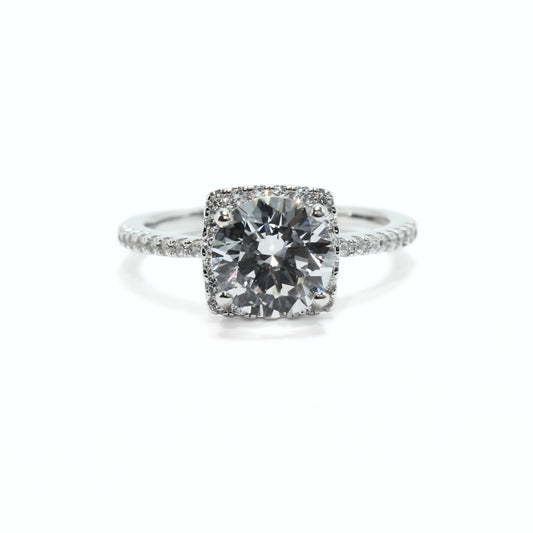 Silver Classic Solitaire Ring