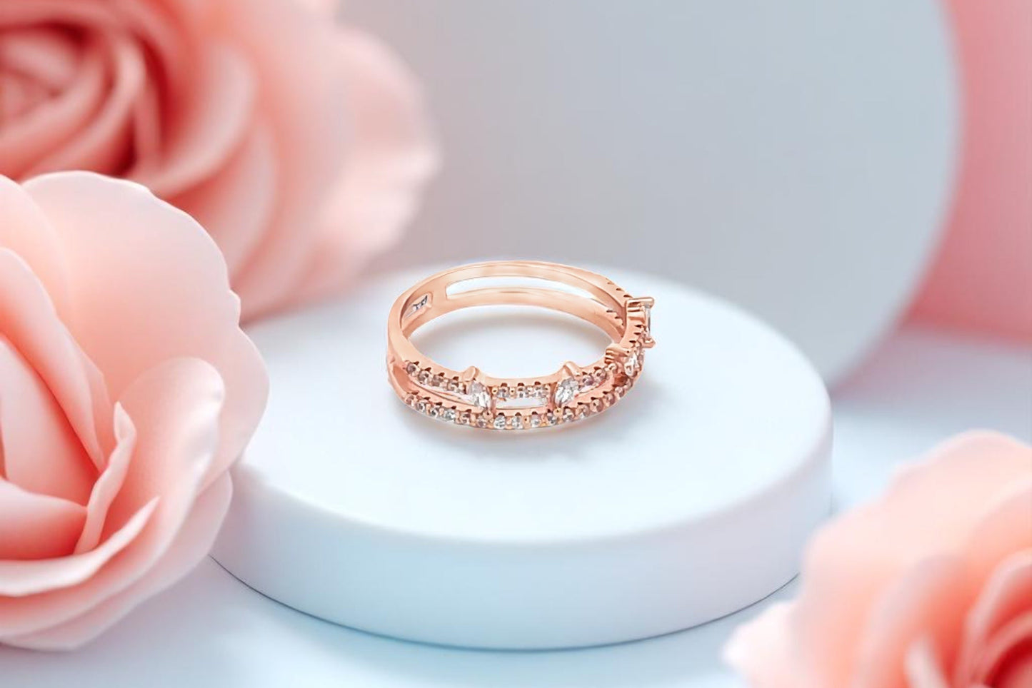 Elegant Rose Gold Ring