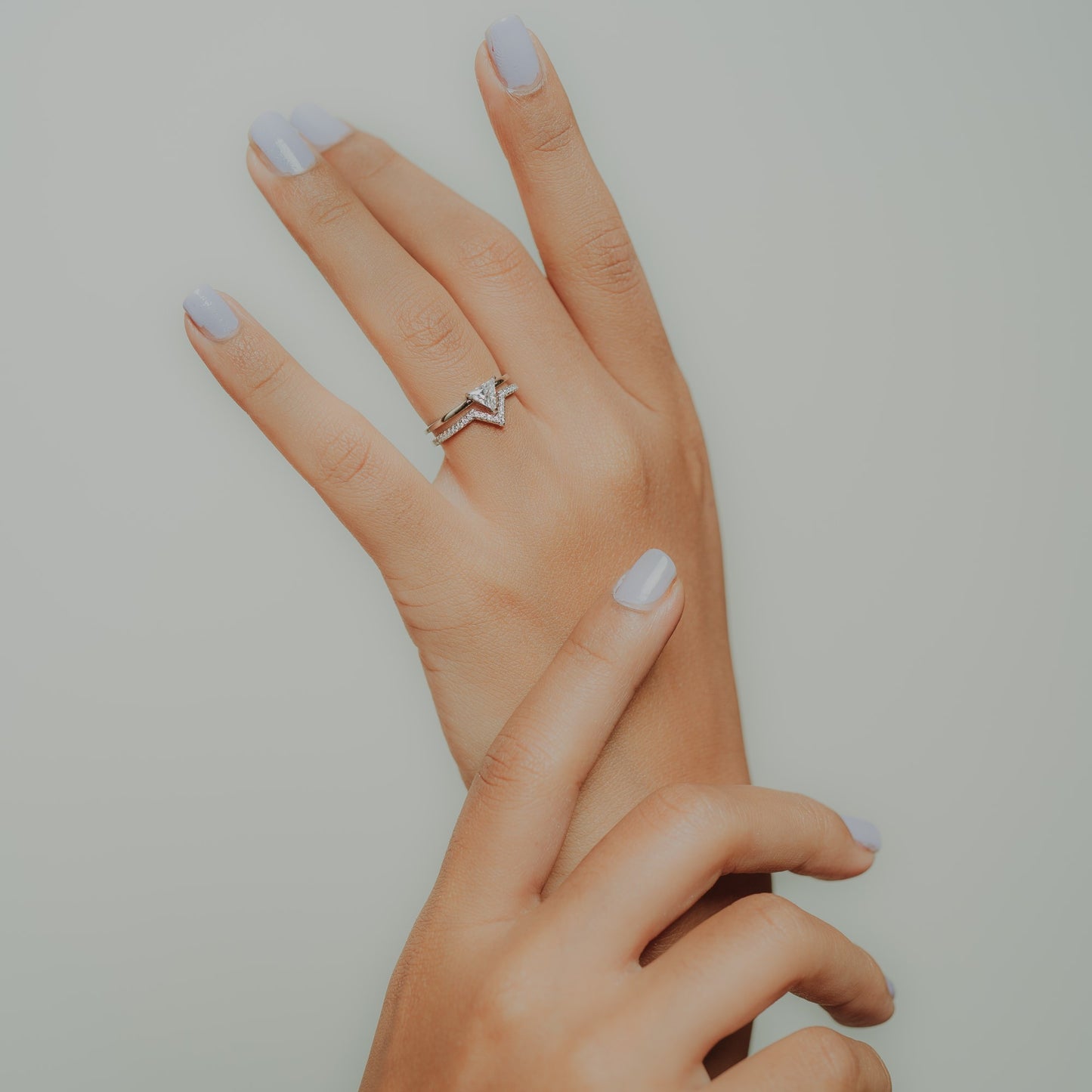 Silver Layered Cupid Arrow Ring