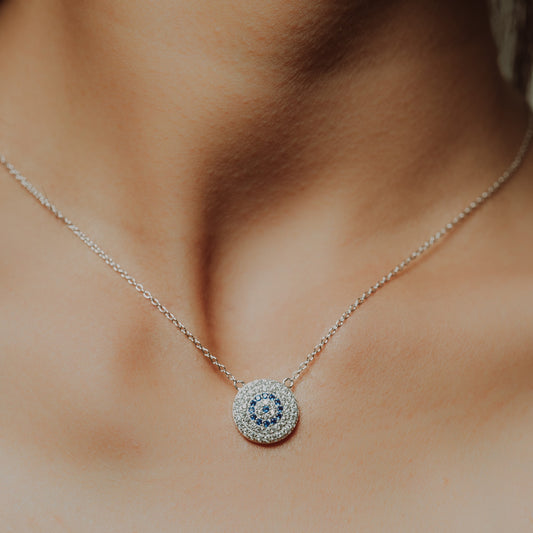Silver Drizzle Drop Necklace
