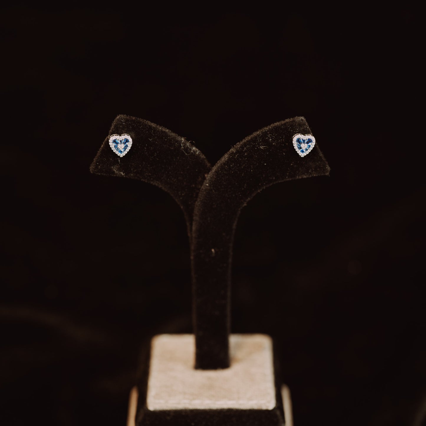 Silver Mystical Heart Earrings