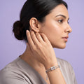 The Contemporary Dual-Strand Sphere Silver Kada