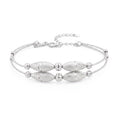 The Contemporary Textured Spindle Silver Kada