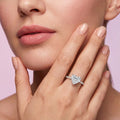 Heart Cut Solitaire Ring – 925 Sterling Silver CZ Engagement Ring for Women