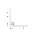 925 Sterling Silver Trinity Triangle Freshwater Pearl Stud Earrings for Women