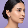 925 Sterling Silver Infinity Pearl Stud Earrings for Women