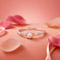 925 Sterling Silver Infinity Twist Adjustable Freshwater Pearl Ring