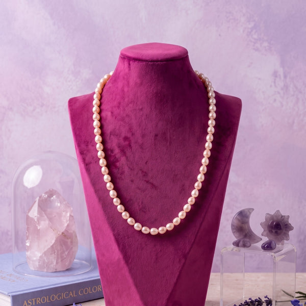 Classic Pink Freshwater Pearl Necklace