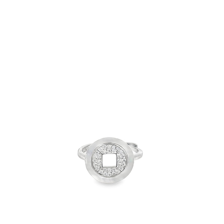 Elegant Rose Gold Ring MOP