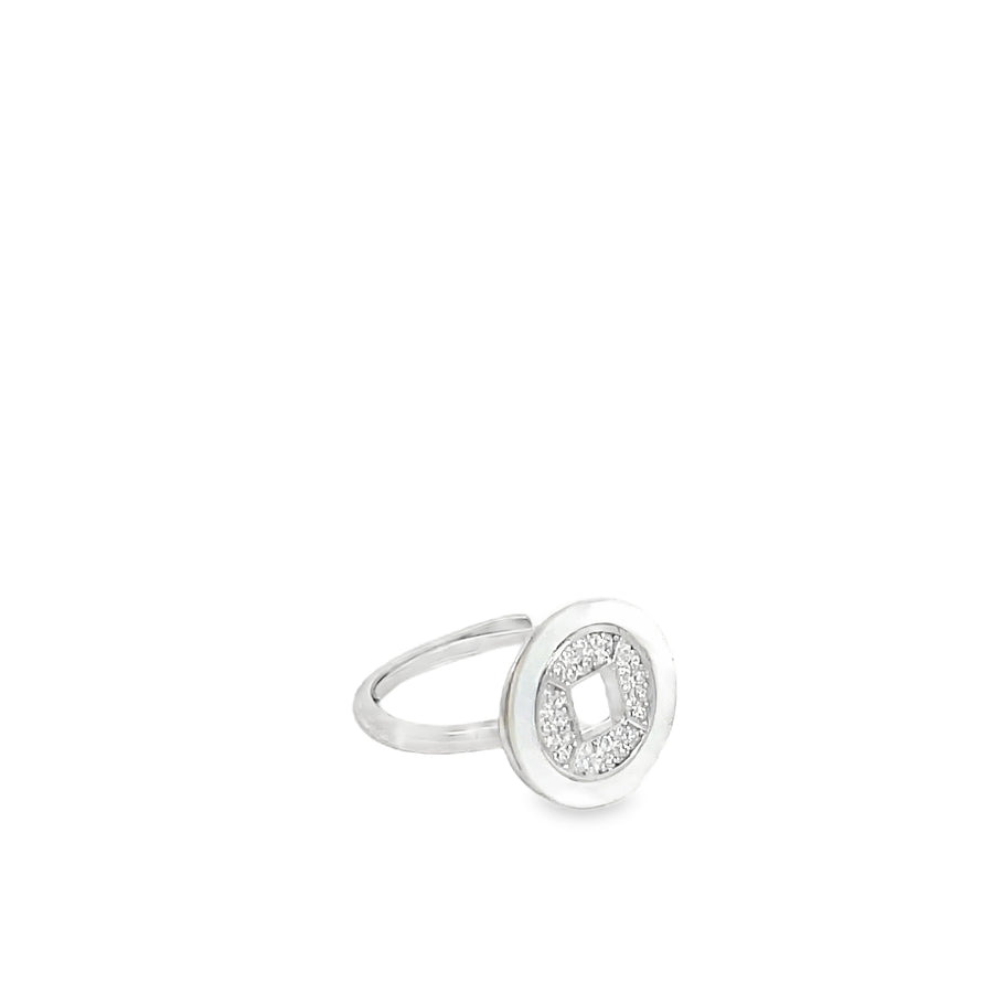 Elegant Rose Gold Ring MOP