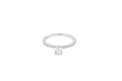 Elegant Oval Solitaire Ring