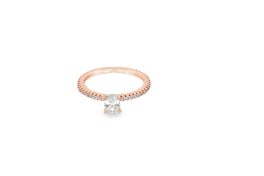 Elegant Rose Gold Engagement Ring