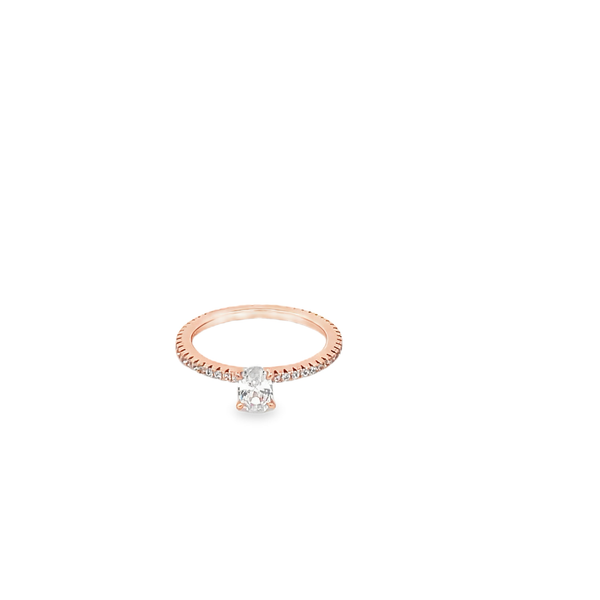 Elegant Rose Gold Engagement Ring