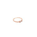Elegant Rose Gold Bow Ring