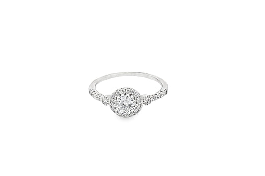 Elegant Halo Ring