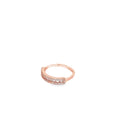 Elegant Rose Gold Diamond Ring