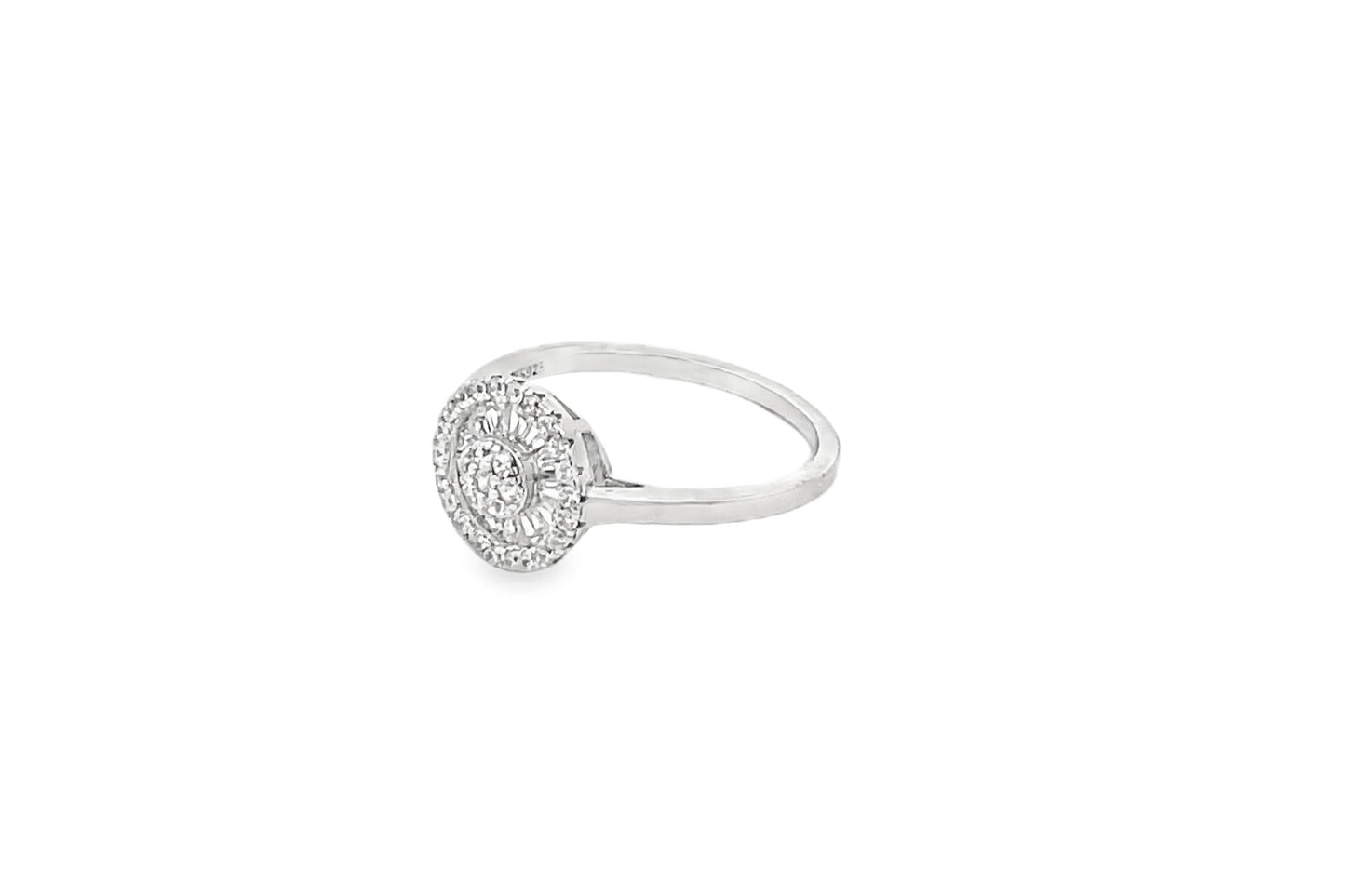 Elegant Halo Ring