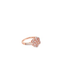 Elegant Rose Gold Floral Ring