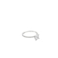 Elegant Silver Engagement Ring