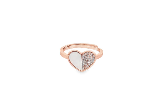 Charming Heart-Shaped Ring