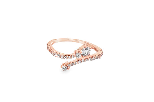 Rose Gold Dual - Stone Ring