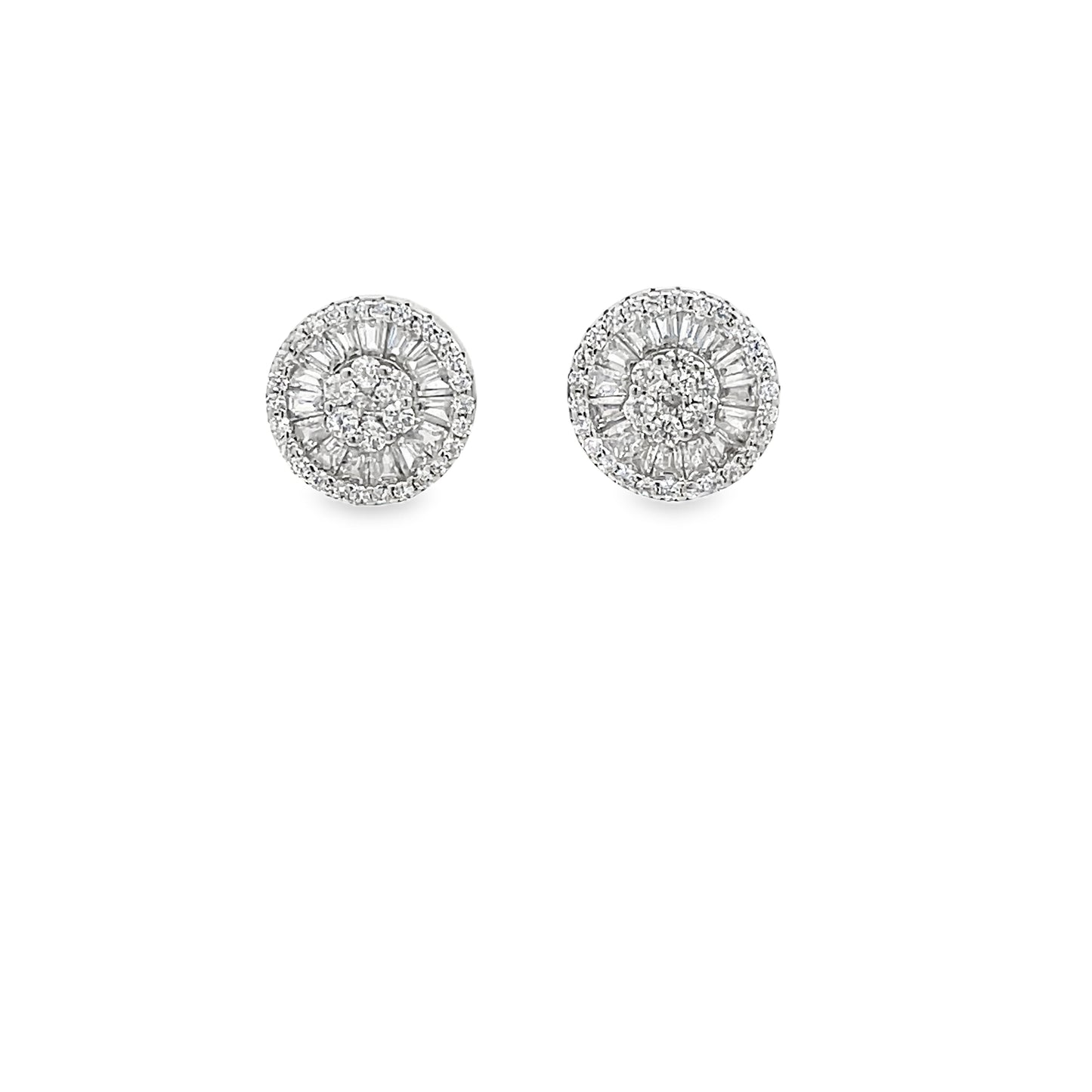 Elegant Diamond Stud Earrings