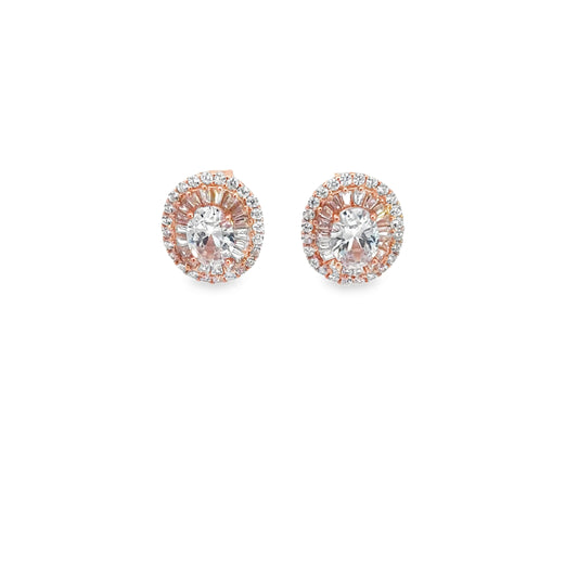 Elegant Rose Gold Earrings