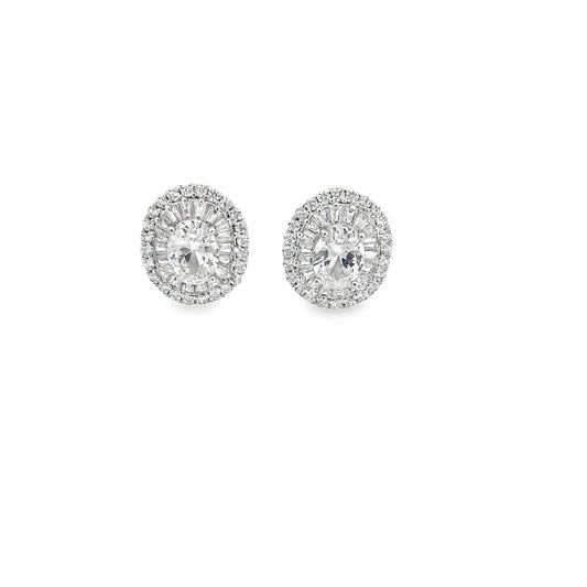 Elegant Silver Stud Earrings