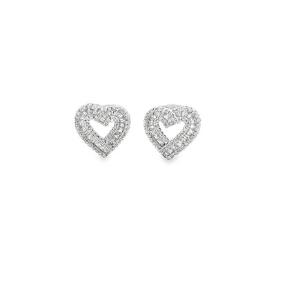 Elegant Heart-Shaped Earrings