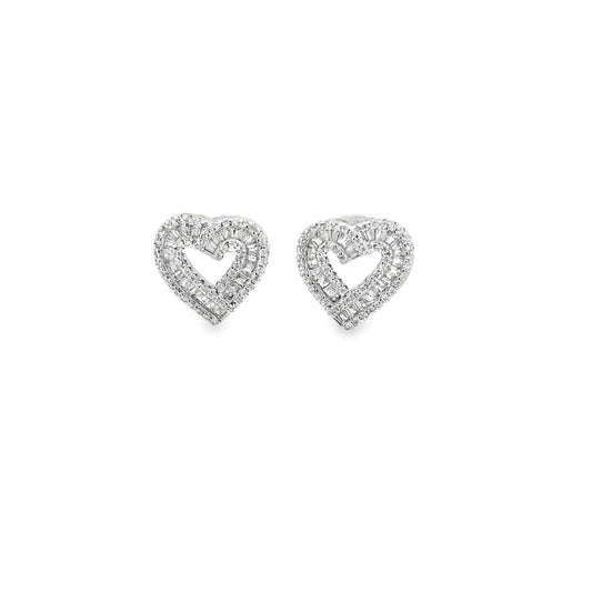 Elegant Heart-Shaped Earrings