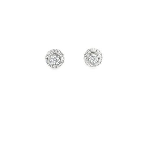 Elegant Silver Stud Earrings