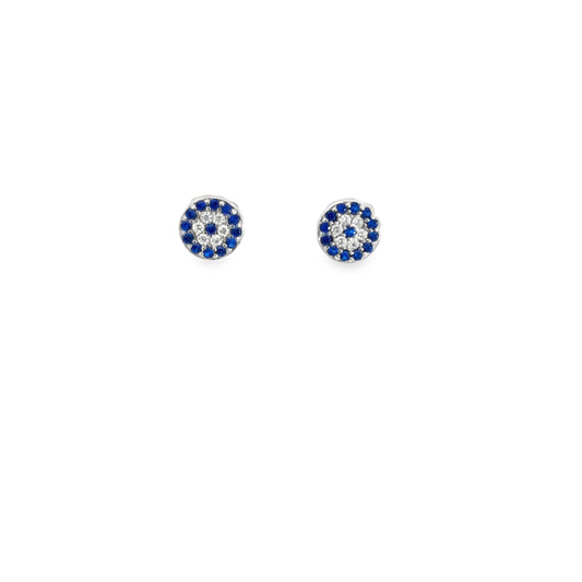 Elegant Blue Stud Earrings