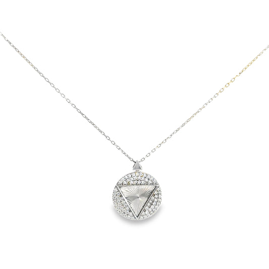 Elegant Silver Pendant Necklace