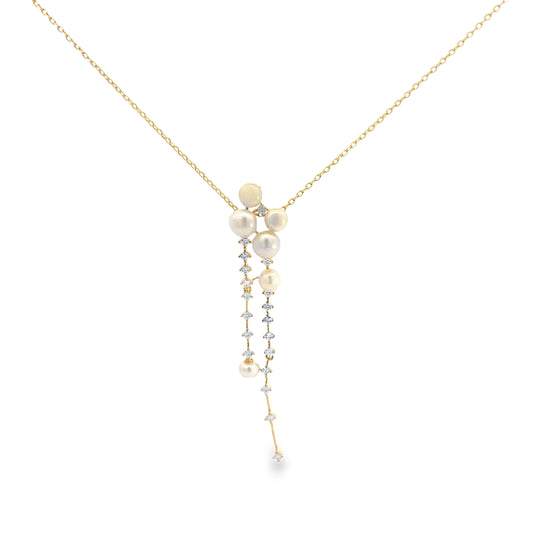 Elegant Pearl Drop Necklace