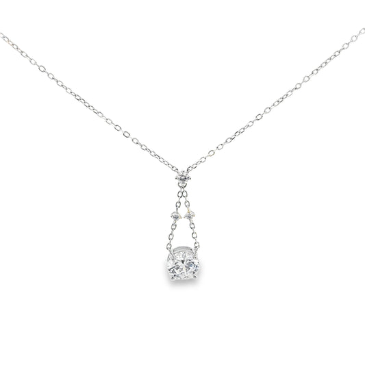 Elegant Silver Pendant Necklace