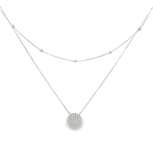 Elegant Silver Pendant Necklace