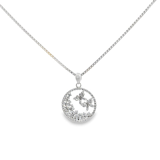 Elegant Butterfly Pendant Necklace