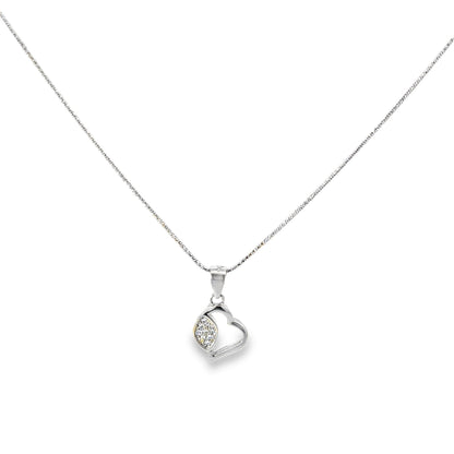 Elegant Heart Pendant Necklace