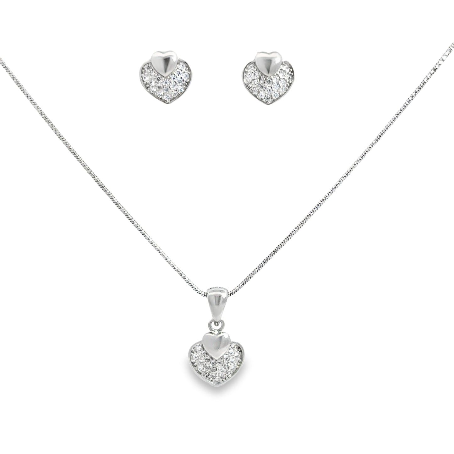 Elegant Heart Jewelry Set