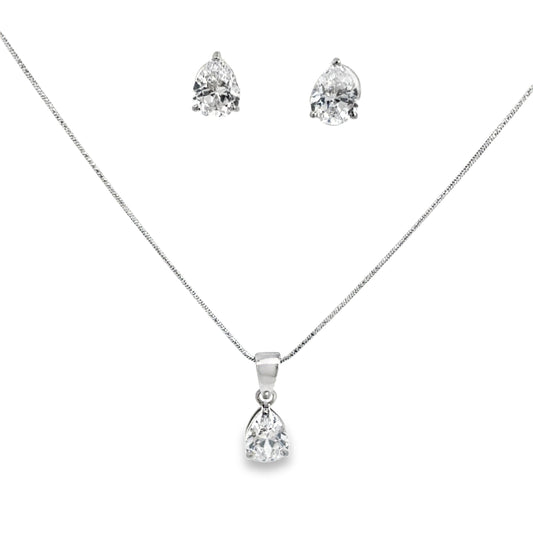 Elegant Silver Jewelry Set