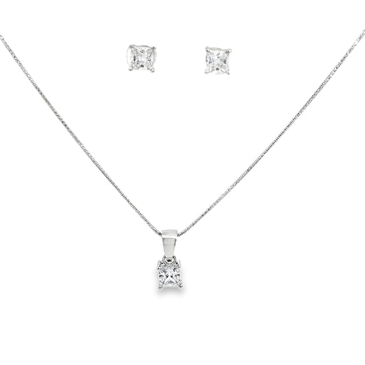Elegant Silver Jewelry Set