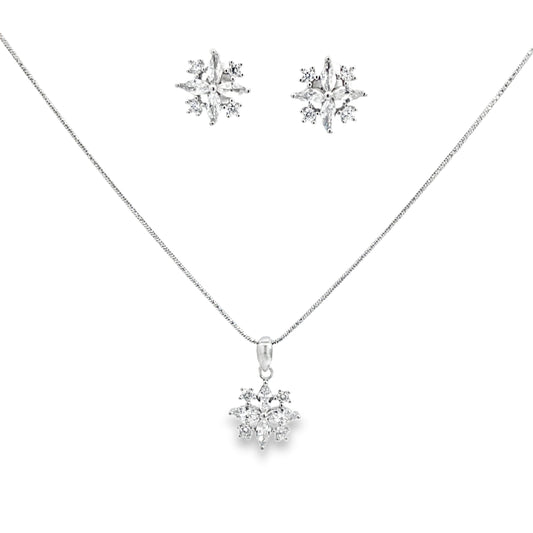 Elegant Silver Jewelry Set