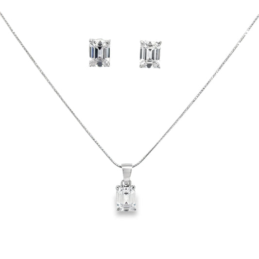 Elegant Silver Jewelry Set