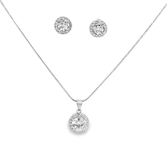 Elegant Silver Jewelry Set