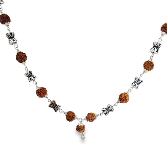 Silver Beaded Necklace